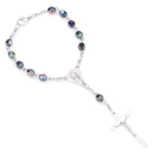 Children’s Cross Rosary Bracelet for Baptism Celebrations, Baptism Gifts product image 3