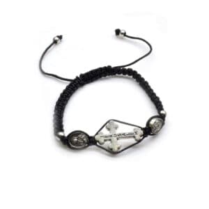 Mary Cross Cord Bracelet for Devotion, Bracelets商品图片 2