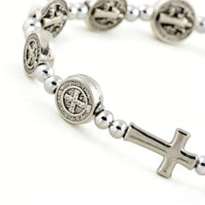 Saint Benedict Cross Beaded Bracelet, Bracelets商品图片 3
