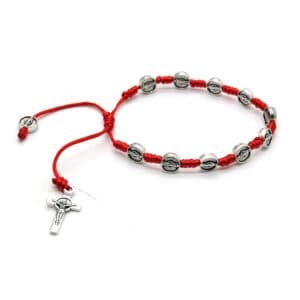 Miraculous Virgin Mary Red Cord Bracelet, Bracelets商品图片 3