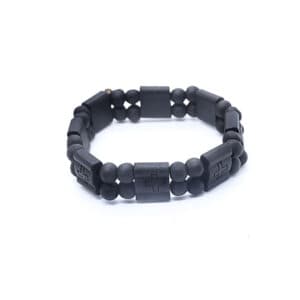 Men’s Cross Bead Stretch Bracelet, Bracelets商品图片 2