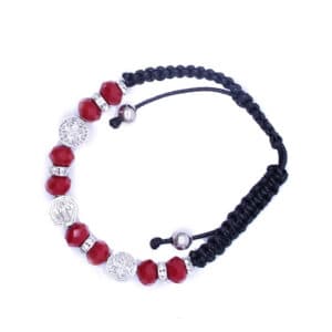 Black Saint Benedict Cross Bracelet with Knot Detail, Bracelets商品图片 2