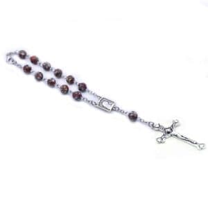 Cloisonne Cross Bracelet with ornamental faith-inspired cross detail
