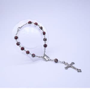 Cloisonne Cross Bracelet with Ornamental Detail, Bracelets商品图片 2