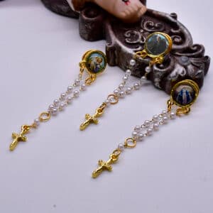 Pearl Rosary Brooch Set, Brooches & Pins商品图片 5