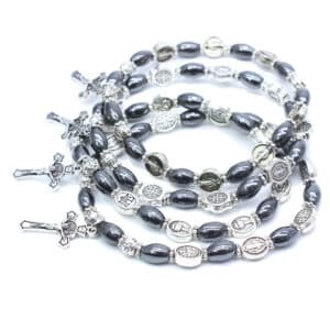 First Communion Cross Bead Bracelet with Chalice Detail, First Communion product image 5