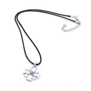 Blue Jerusalem Cross Necklace – Faith Pendant, Necklaces & Pendants商品图片 2