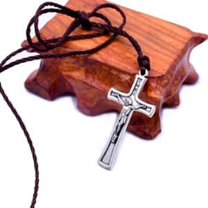 Vintage Cross Pendant Necklace with a retro-inspired cross motif