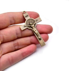 Classic Cross Pendant Rosary Accessory for Devotional Designs, Rosary Accessories product image 4