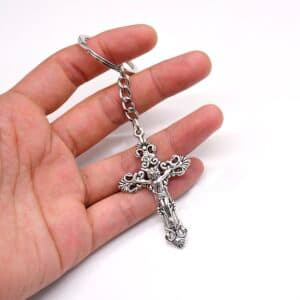 Cross Pendant Accessory for Keychain and Necklace Designs, Rosary Accessories product image 4
