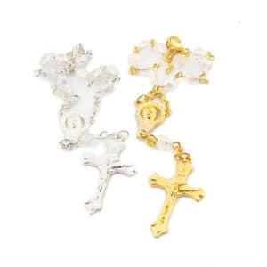 Cross Rosary Bracelet with Curved-Pin Bead Detail, Rosary Accessories product image 3