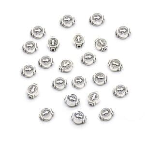 Saint Benedict Connector Charms with through holes for DIY jewelry