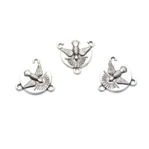 Peace Dove Three-Hole Rosary Connector, Rosary Accessories product image 2