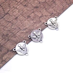 Peace Dove Three-Hole Rosary Connector, Rosary Accessories product image 3