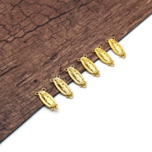 Virgin Mary Three-Hole Rosary Connector for DIY, Rosary Accessories product image 2