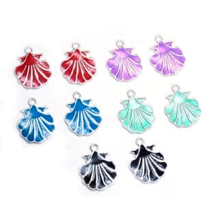 Colorful Seashell Rosary Pendant, Rosary Accessories商品图片 3