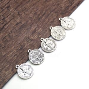 Saint Benedict Rosary Connector for DIY Prayer Beads, Rosary Accessories product image 7