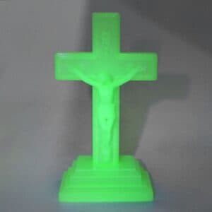 Glow in the Dark Tabletop Cross for Prayer Corners, Tabletop Statues product image 4