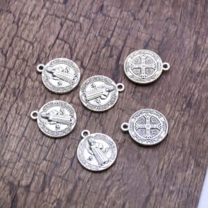 Saint Benedict Rosary Connector for DIY Prayer Beads, Rosary Accessories商品图片