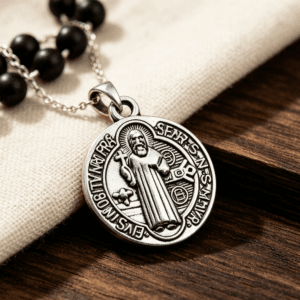 Saint Benedict Rosary Connector for DIY Prayer Beads, Rosary Accessories商品图片 4