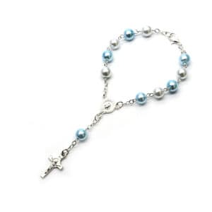 Cross Rosary Wedding Bracelet for Faithful Celebrations, Bracelets product image 2