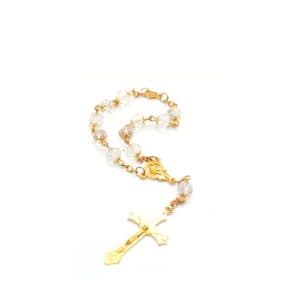 Golden Cross Baptism Bracelet, Baptism Gifts product image 2