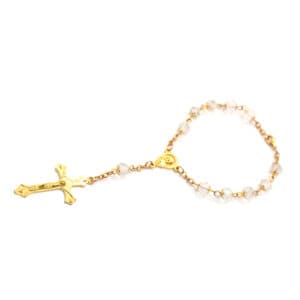 Golden Cross Baptism Bracelet, Baptism Gifts product image 3