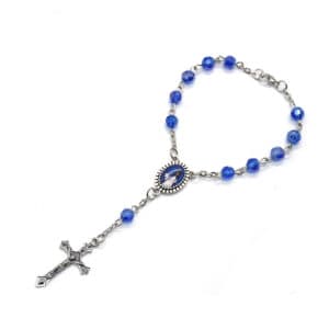 Four-Color Cross Rosary Bracelet for Personal Expression, Bracelets product image 2