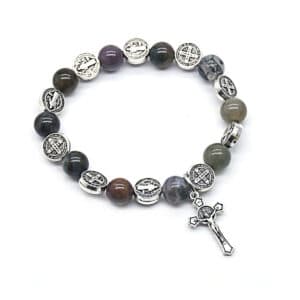 Cross Bead Bracelet with Symbolic Detail, Bracelets product image 2