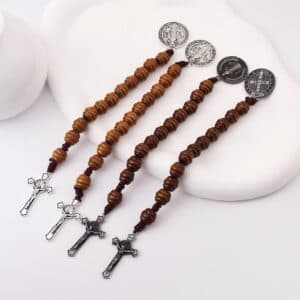 Cross Saint Medal Rosary Bracelet for Daily Devotion, Bracelets product image 5