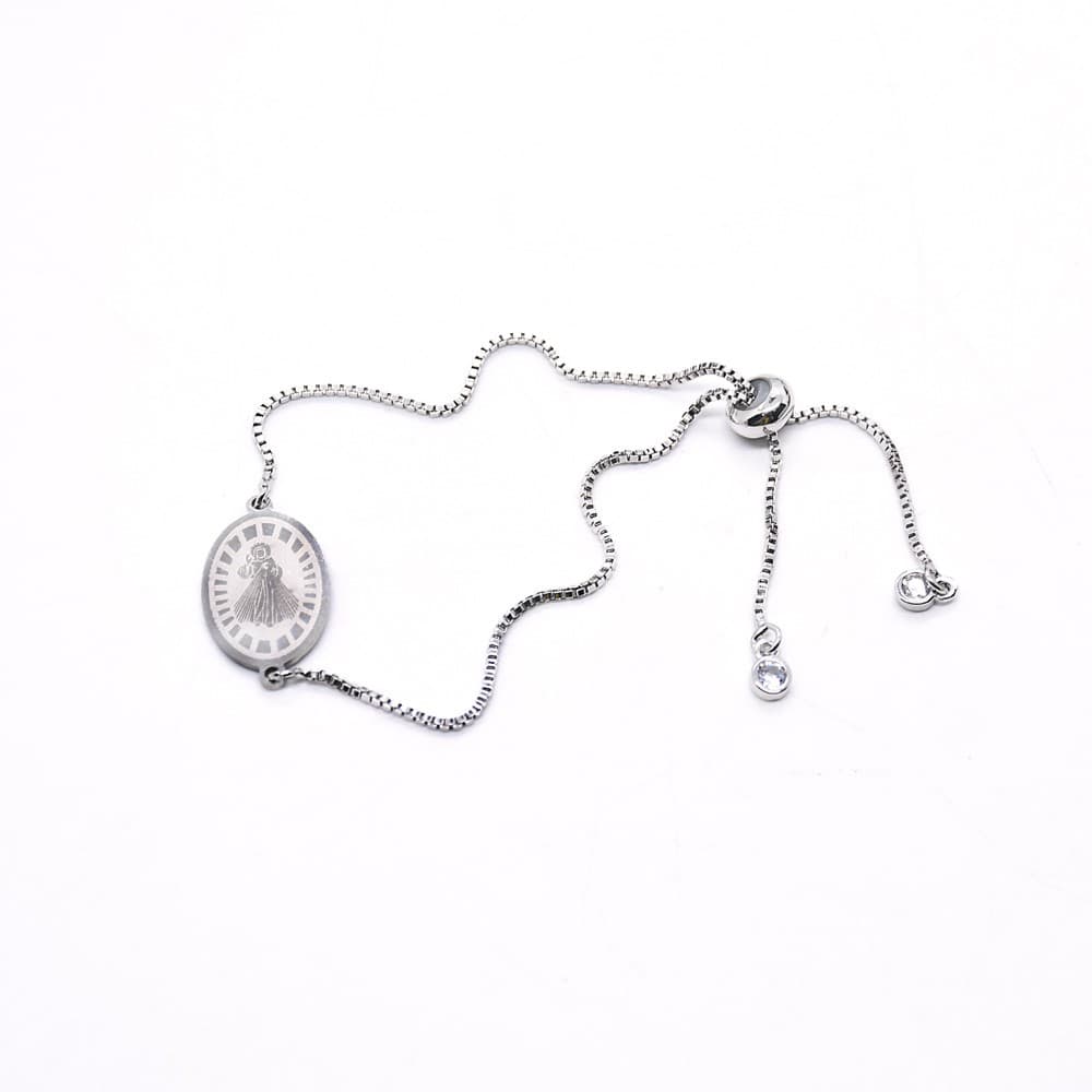 Jesus Cross Bracelet with Jesus-inspired imagery and cross detail