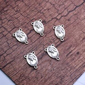 Three-Hole Rosary Connectors for Custom Prayer Jewelry, Rosary Accessories商品图片 2