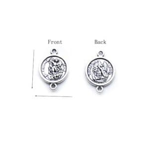 Angel Rosary Connector Charm for DIY Necklace Designs, Rosary Accessories product image 2