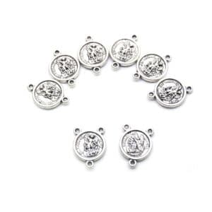 Angel Rosary Connector Charm for DIY Necklace Designs, Rosary Accessories product image 3
