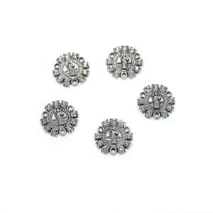 St Benedict Rosary Centerpiece Connector with Sparkling Accents, Rosary Accessories product image 2