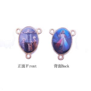 Triangular Crucifix Rosary Pendant Accessory, Rosary Accessories product image 3