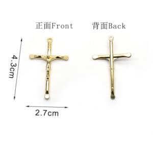 Rosary Necklace Cross Pendant for DIY Jewelry, Rosary Accessories product image 3