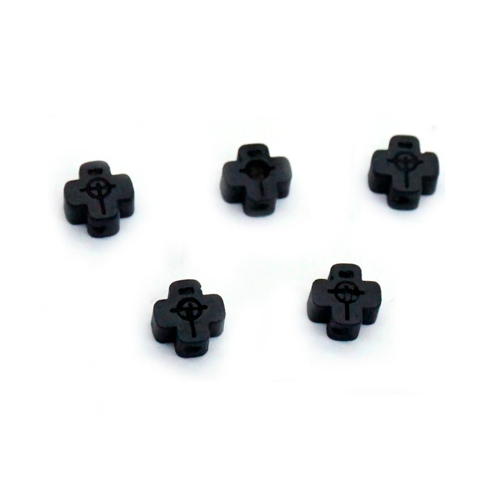Straight-Hole Rosary Beads for DIY prayer jewelry