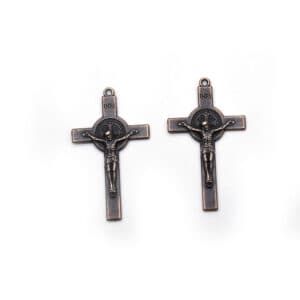 Antique Cross Rosary Connector Set, Rosary Accessories product image 2