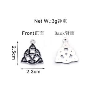 Black Three-Ring Rosary Pendant Set, Rosary Accessories product image 3