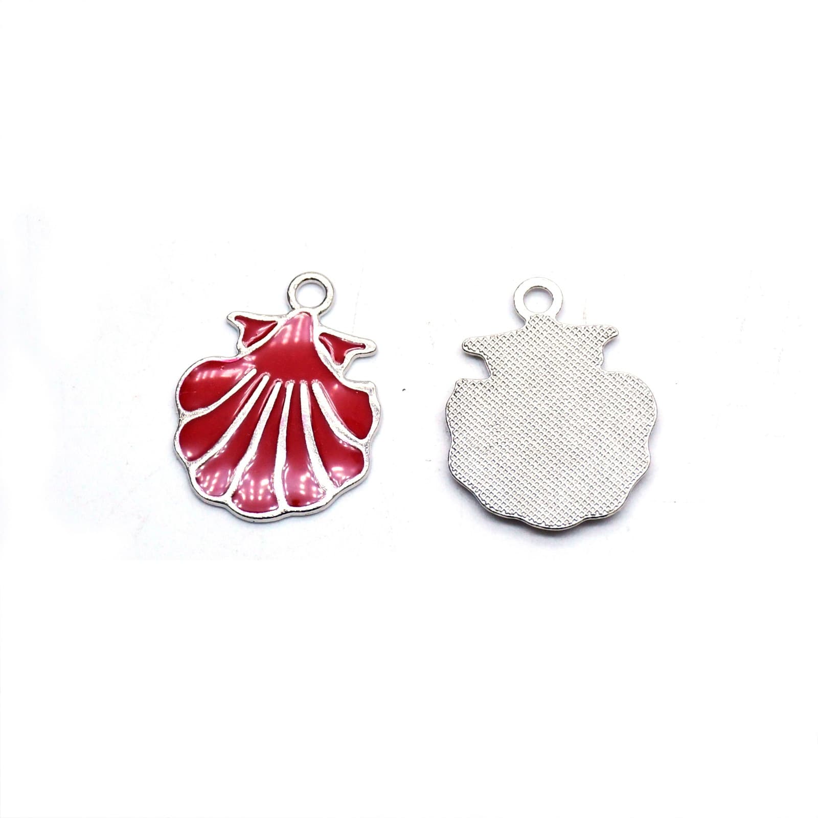 Colorful Seashell Rosary Pendant with a coastal-inspired shell design