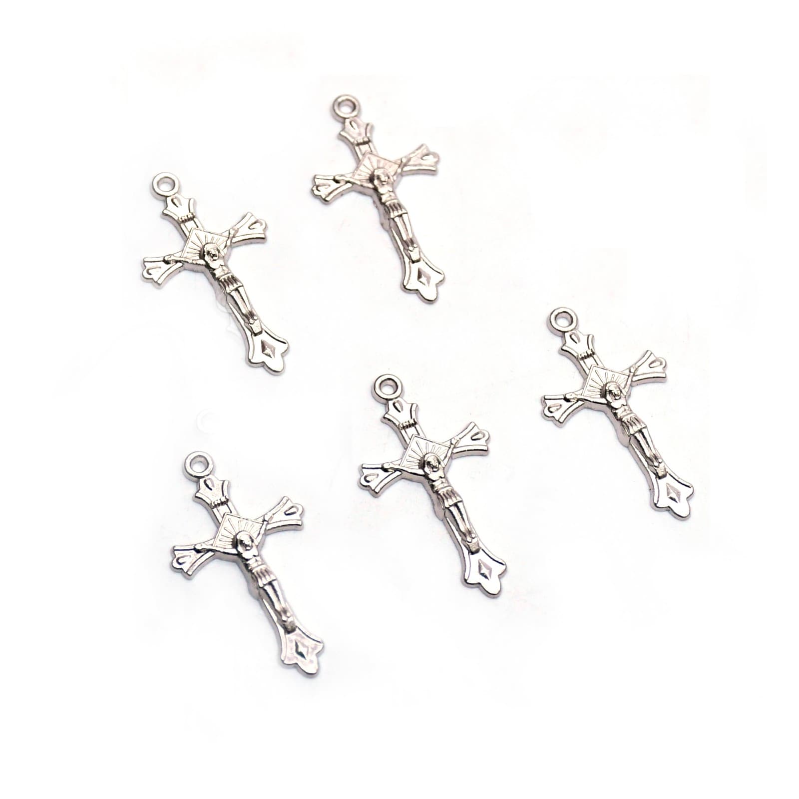 DIY Cross Pendant Rosary Accessory set with cross pendants