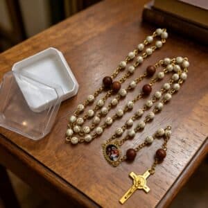 Holy Family Rosary Accessory – Six-Bead Cross Set, Rosary Accessories product image 3