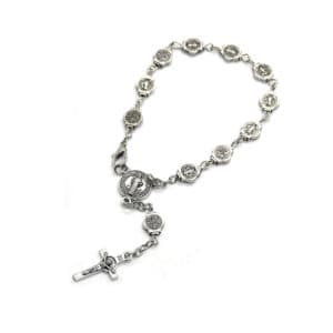St. Benedict Rosary Bracelet – Vintage Cross Design, Rosary Accessories product image 4