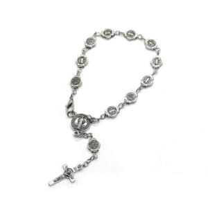 St. Benedict Rosary Bracelet – Vintage Cross Design, Rosary Accessories product image 5