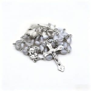 Rice Bead Cross Rosary Necklace, Rosary Accessories product image 4