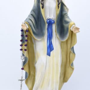 Violet Rose Cross Rosary Bracelet, Rosary Accessories product image 4