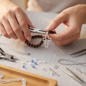 Openwork Cross Rosary Pendant, Rosary Accessories product image 3