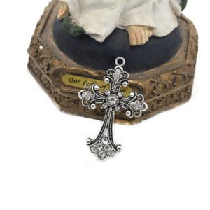 Vintage Sparkling Cross Pendant for Rosary Creations, Rosary Accessories product image 5