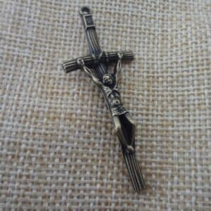 Antique Style Rosary Cross Pendant for DIY Designs, Rosary Accessories product image 4